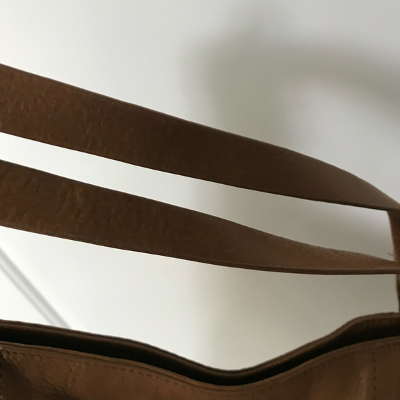 Kooba Jonnie Brown Leather Shopper Tote EUC - Picture 4 of 9